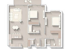 2 bedroom apartment